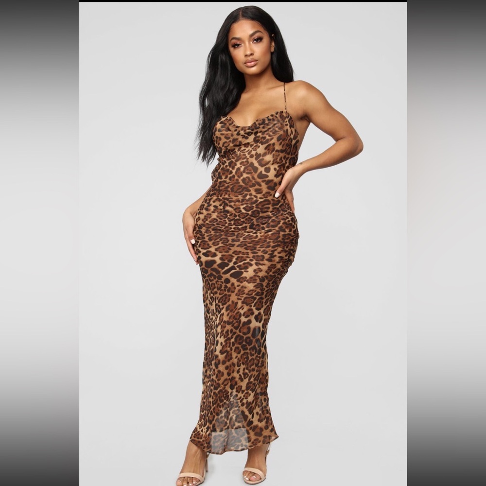 Gorgeous Grrrls Night Leopard Dress by Fashion Nova 👗 😍😎 👛 👜.